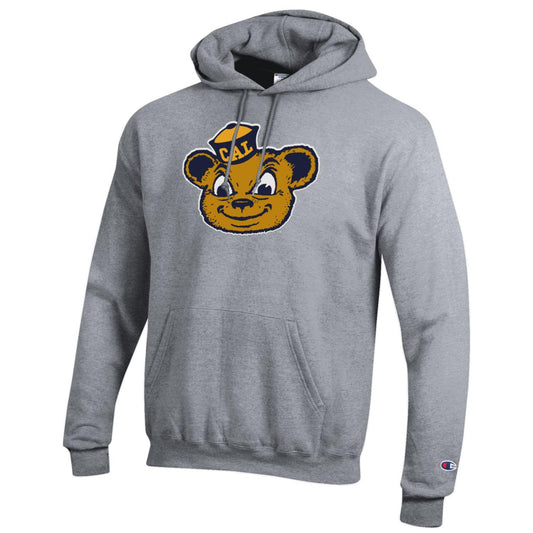 University of California Berkeley Cal Oski face Champion hoodie sweatshirt-Gray-Shop College Wear