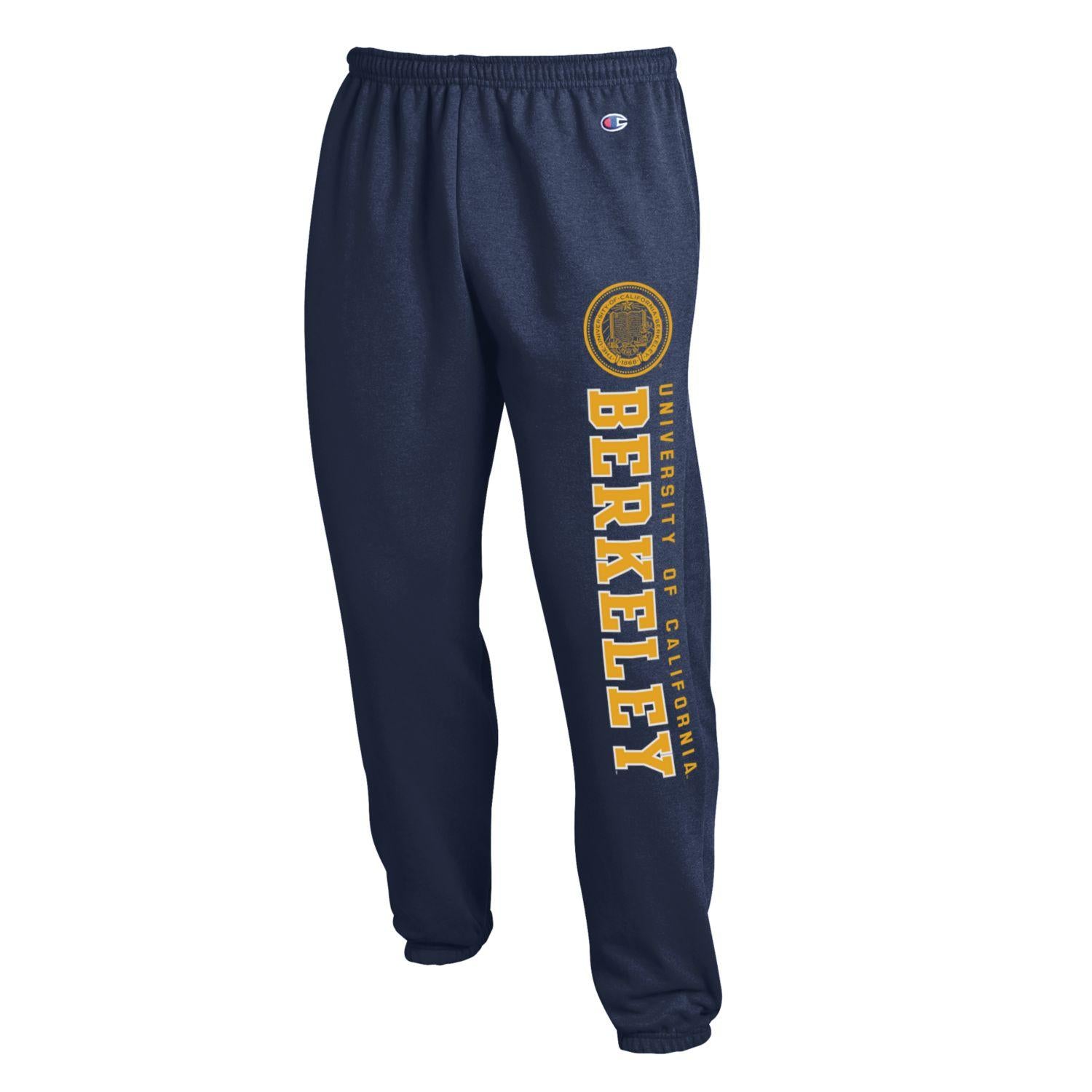 U.C. Berkeley Champion Men's banded bottom pants-Navy