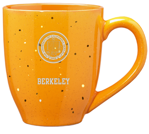University Of California Berkeley Cal Laser Engraved 16 Oz. Speckled Ceramic Mug-Gold-Shop College Wear