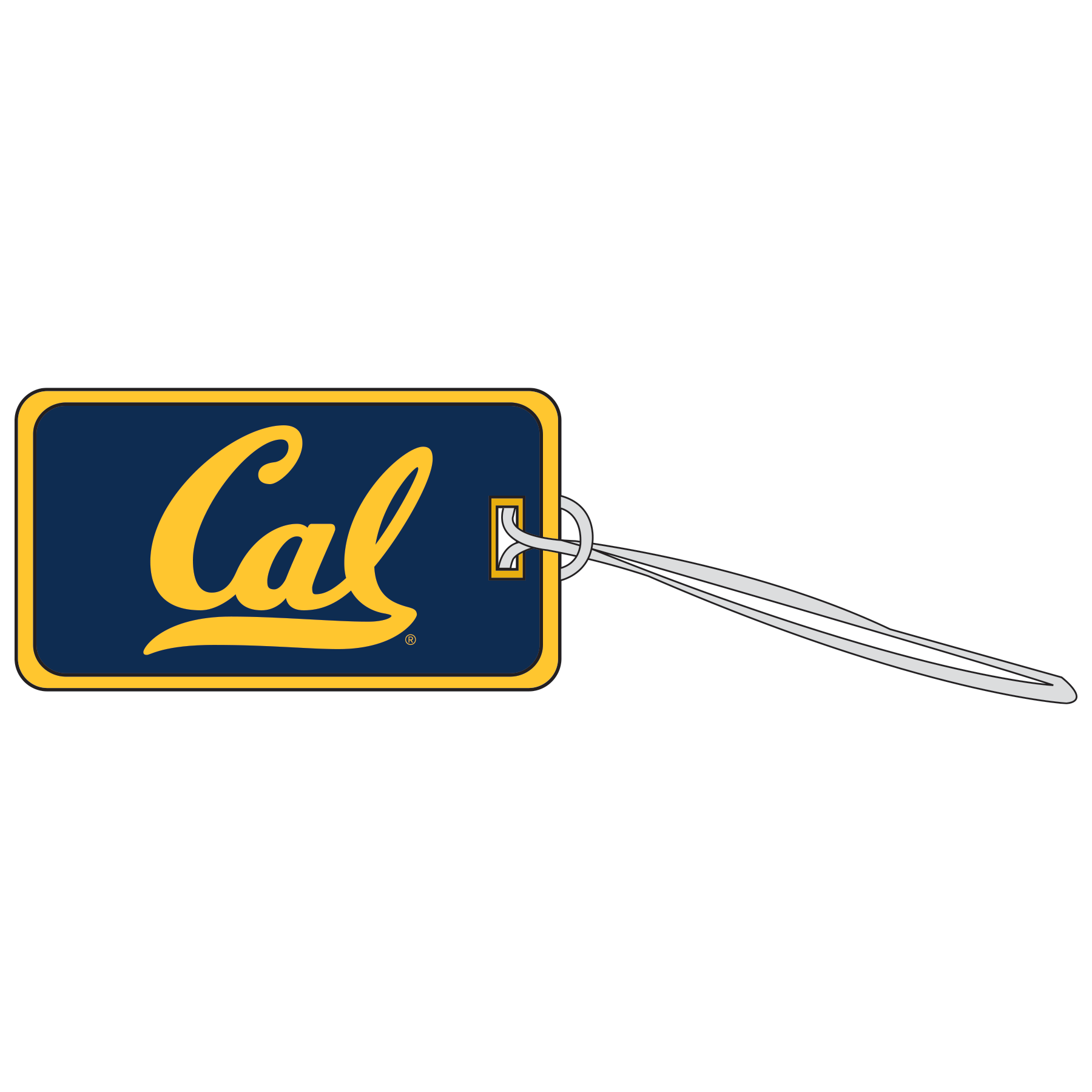 U.C. Berkeley Cal woven luggage tag-Shop College Wear