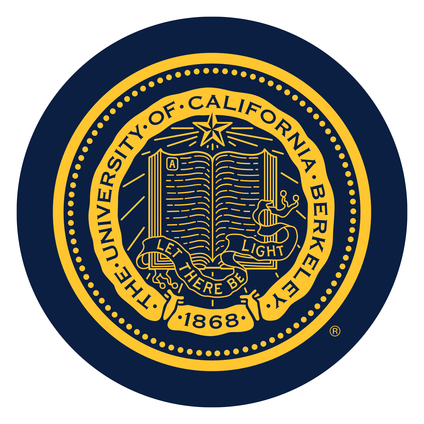 University of California Berkeley school seal 3.5" magnet-Shop College Wear