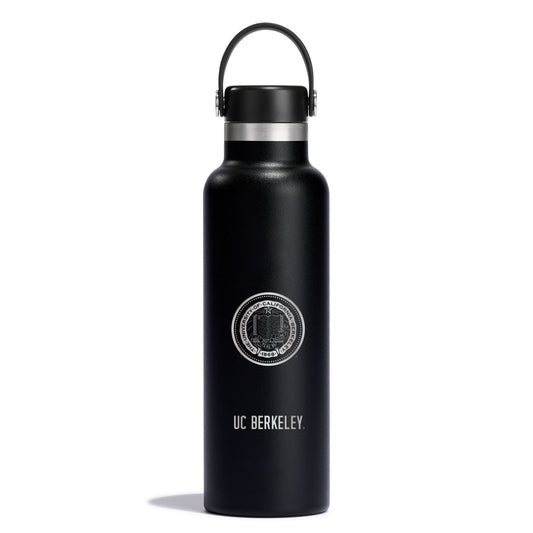 U.C. Berkeley Cal  laser engraved 21 oz. Stainless Steel Hydro Flask-Black
