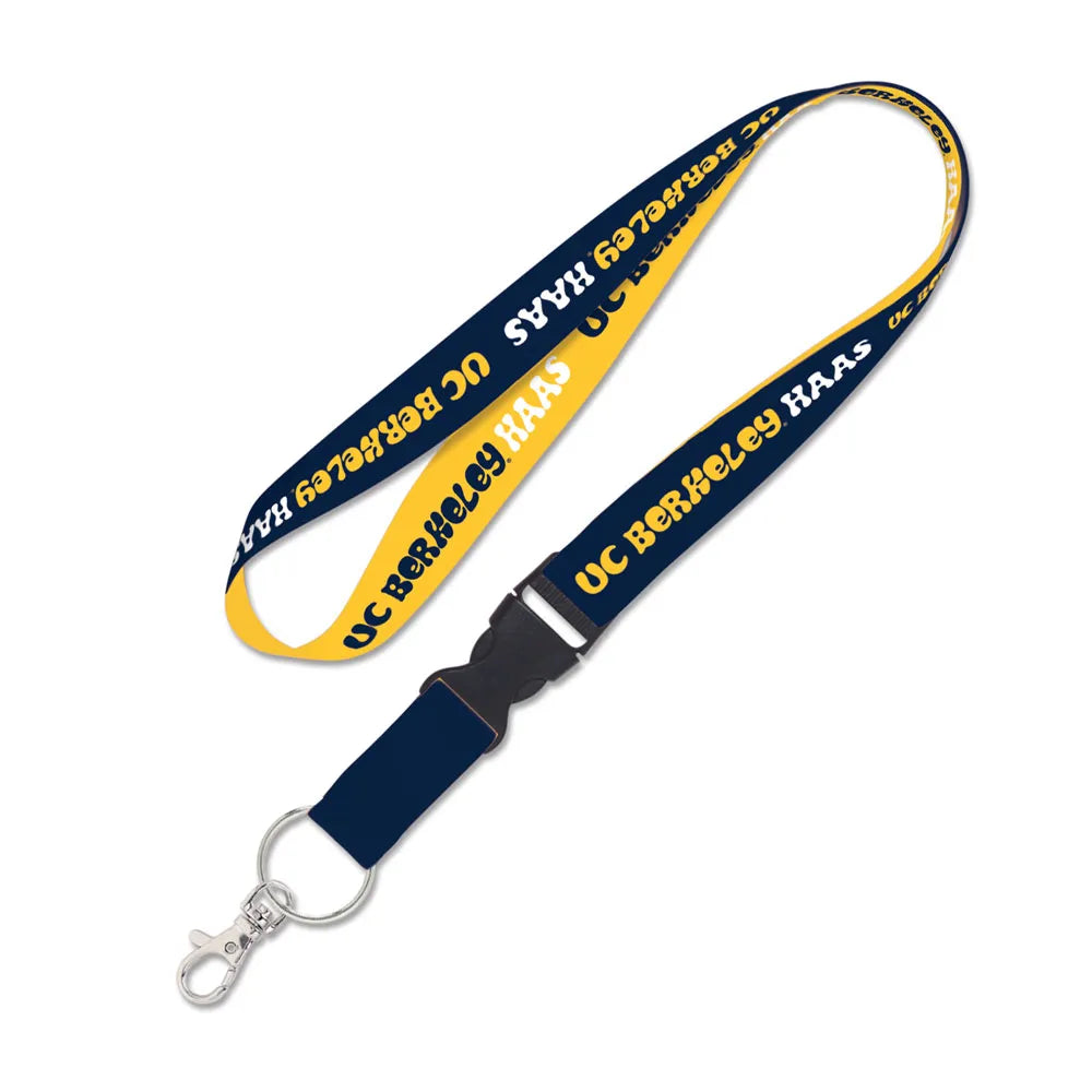 University Of California Berkeley Haas Business school Detachable Lanyard 