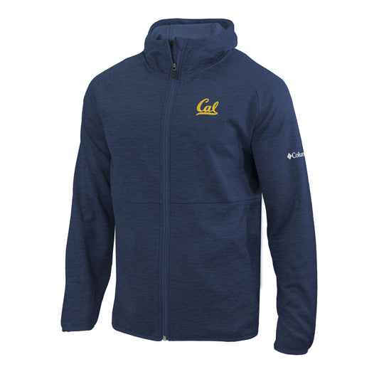 University Of California Berkeley Cal Columbia Omni-Wick Men's Full Zip Jacket- Navy-Shop College Wear