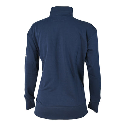 U.C. Berkeley Cal embroidered Women's Columbia Omni-Wick Birchwood Dry Fit pullover -Navy-Shop College Wear