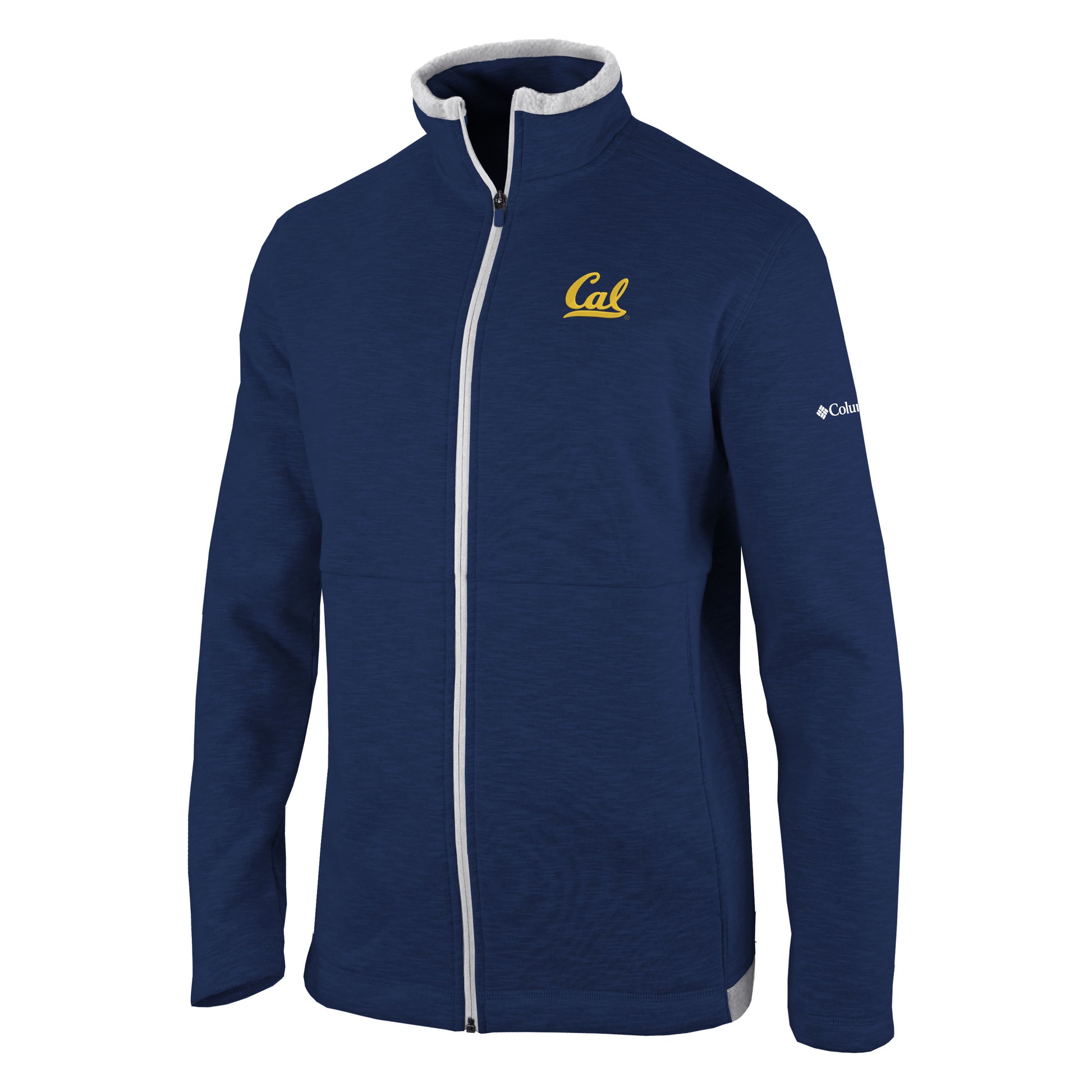 University Of California Berkeley Cal embroidered Columbia On the Edge Men's Full Zip Jacket- Navy-Shop College Wear