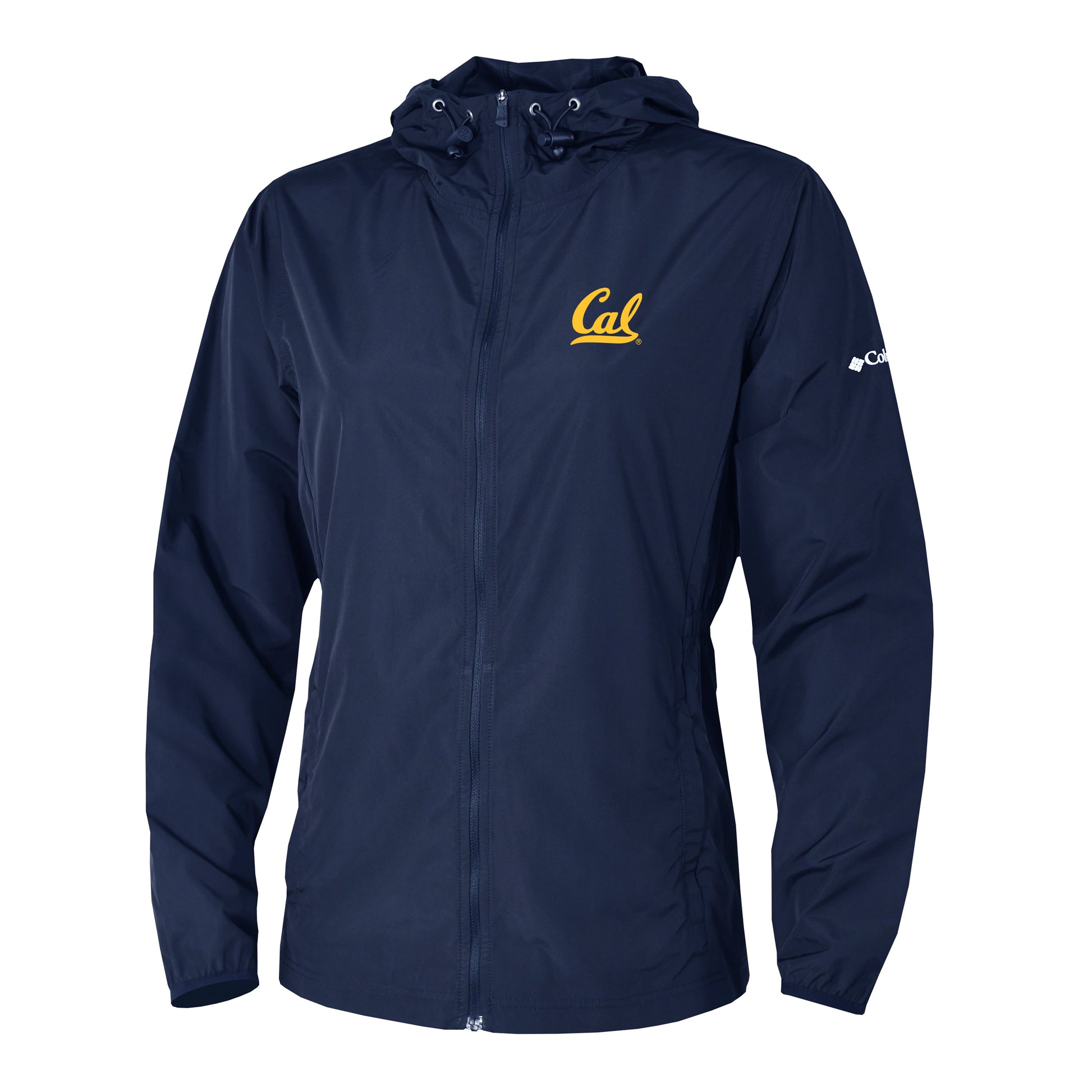 U.C. Berkeley Cal  embroidered Columbia Women's windbreaker-Navy