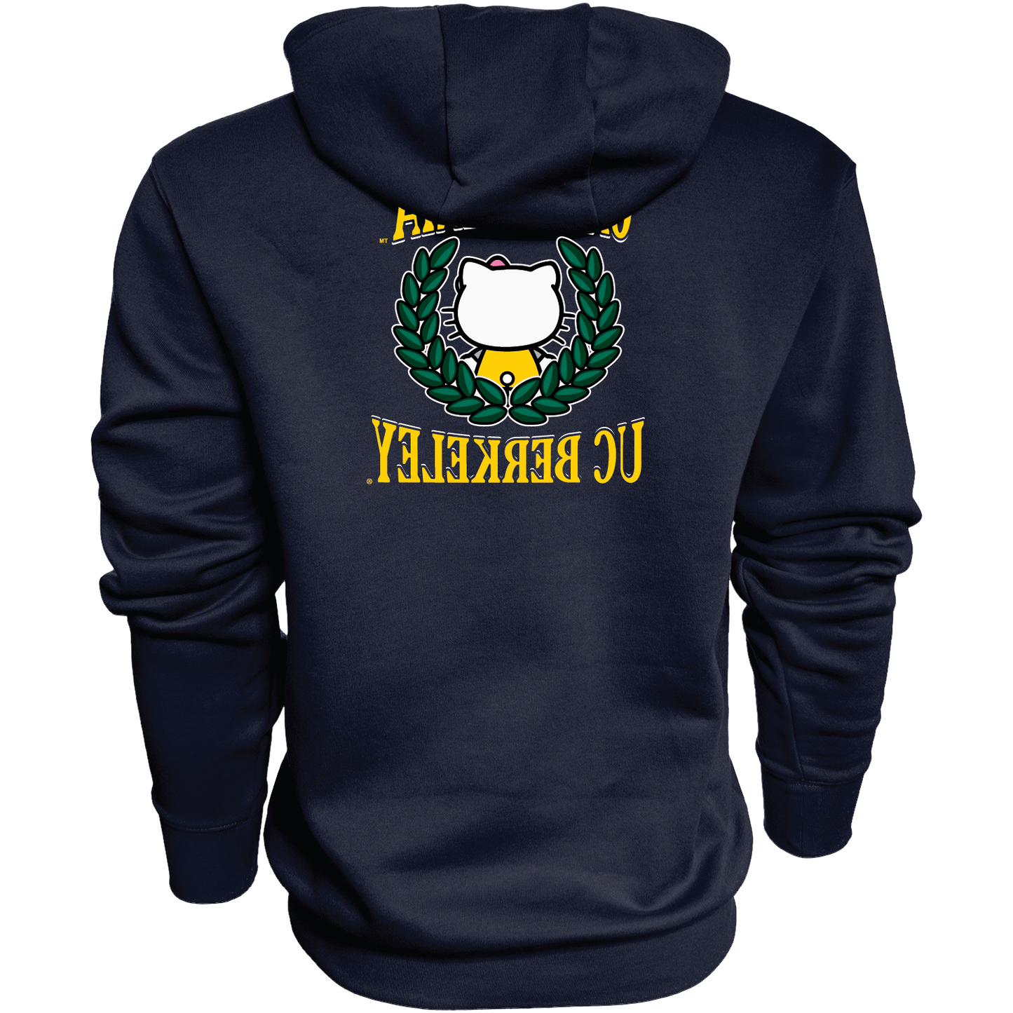 U.C. Berkeley Cal Hello Kitty unisex hoodie sweatshirt-Navy