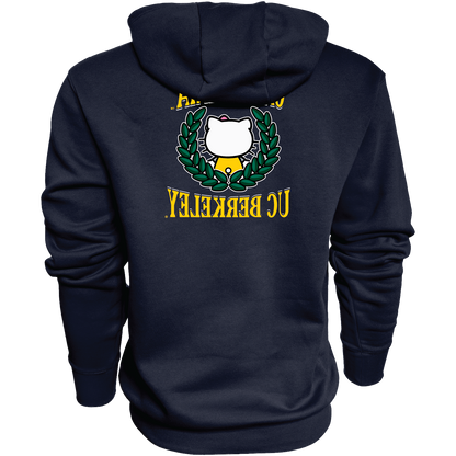 U.C. Berkeley Cal Hello Kitty unisex hoodie sweatshirt-Navy