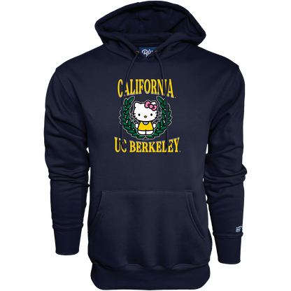 U.C. Berkeley Cal Hello Kitty unisex hoodie sweatshirt-Navy