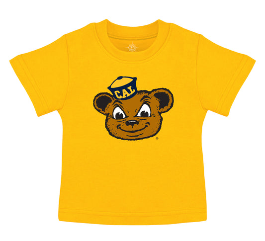 U.C. Berkeley Oski face toddler T-Shirt-Gold-Shop College Wear