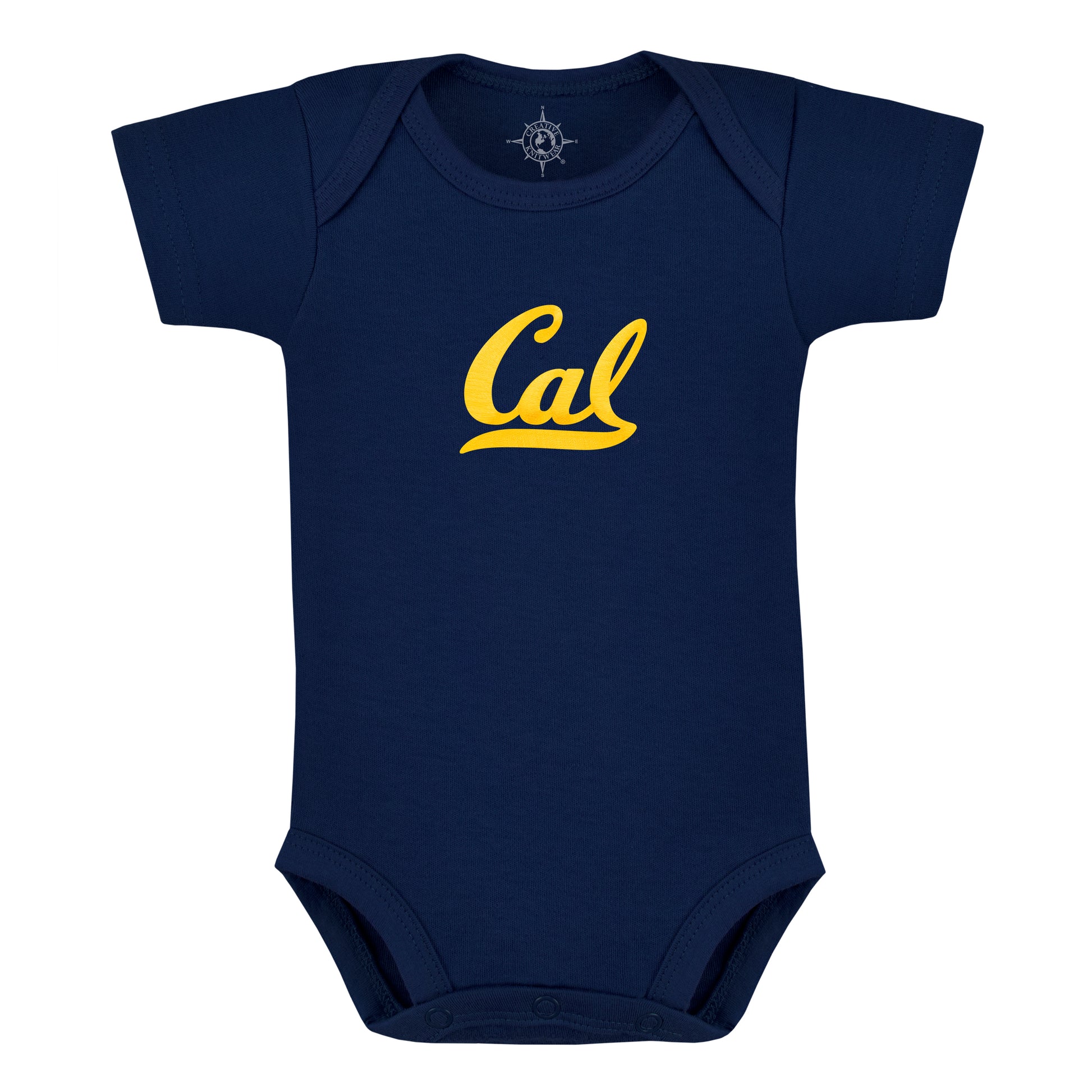 U.C. Berkeley Cal embroidered infant body suite onesie-Navy-Shop College Wear