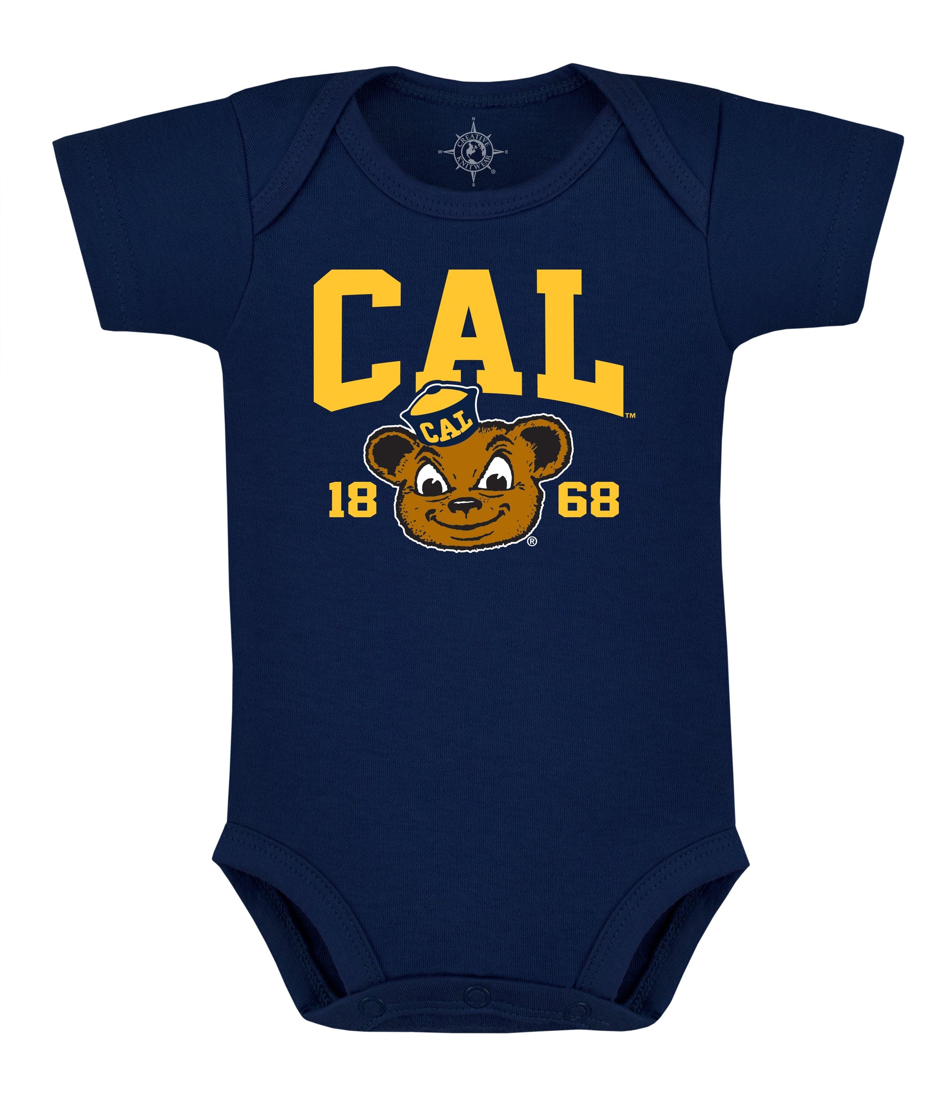 U.C. Berkeley Cal Oski infant body suite onesie-Navy-Shop College Wear