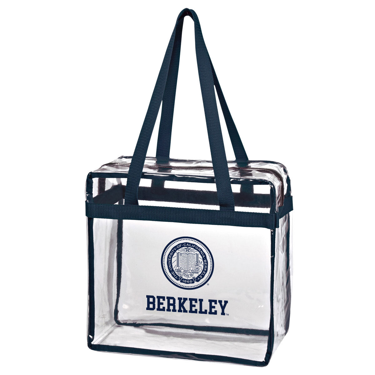 U.C. Berkeley Cal clear bag with zipper-Shop College Wear