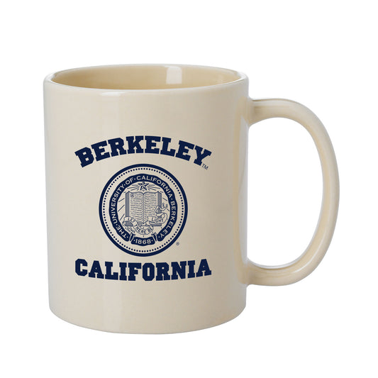 University Of California Berkeley Cal Ceramic Coffee Mug 11 ounce- Cream-Shop College Wear