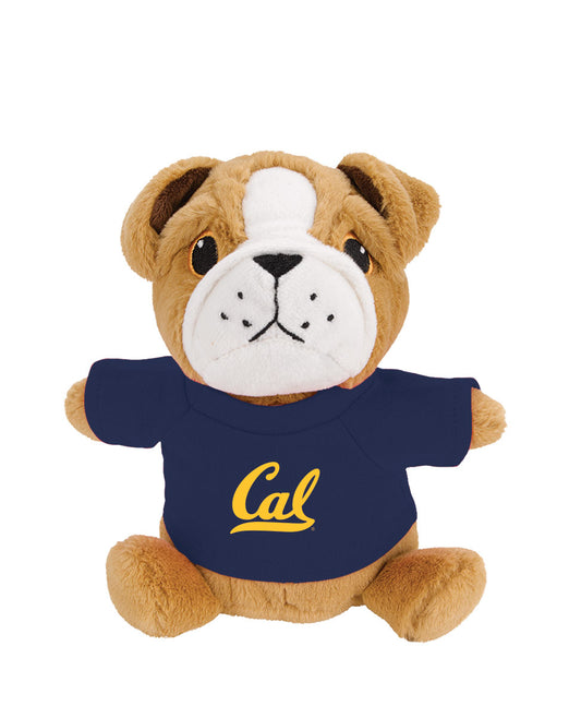 University Of California Berkeley Cal Team Player Bulldog plush teddy bear 7.5 "-Brown-Shop College Wear