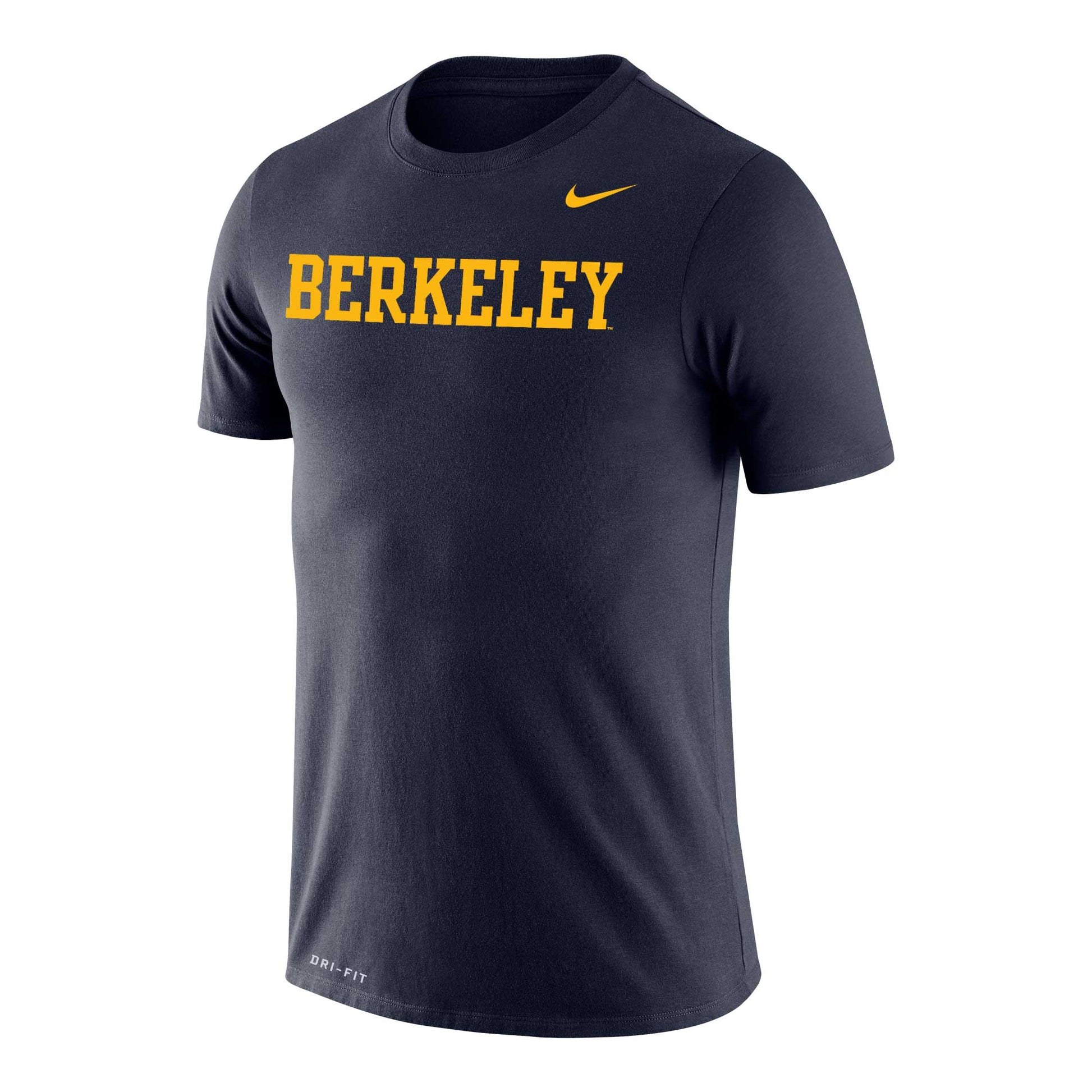 U.C. Berkeley Cal arch & seal Nike legend Dri-Fit T-Shirt-Navy-Shop College Wear