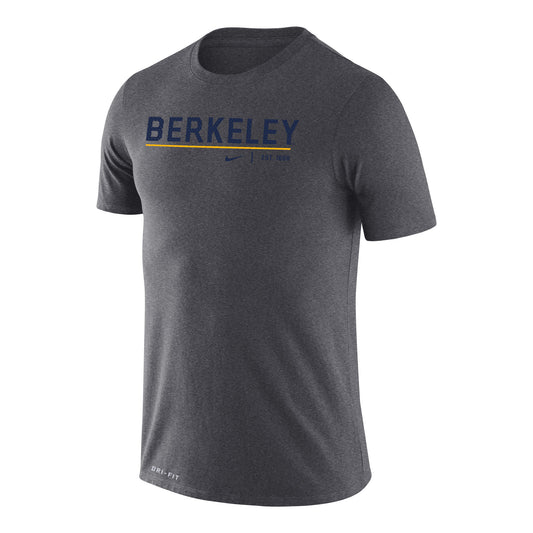 U.C. Berkeley Cal Nike legend Dri-Fit T-Shirt-Charcoal-Shop College Wear