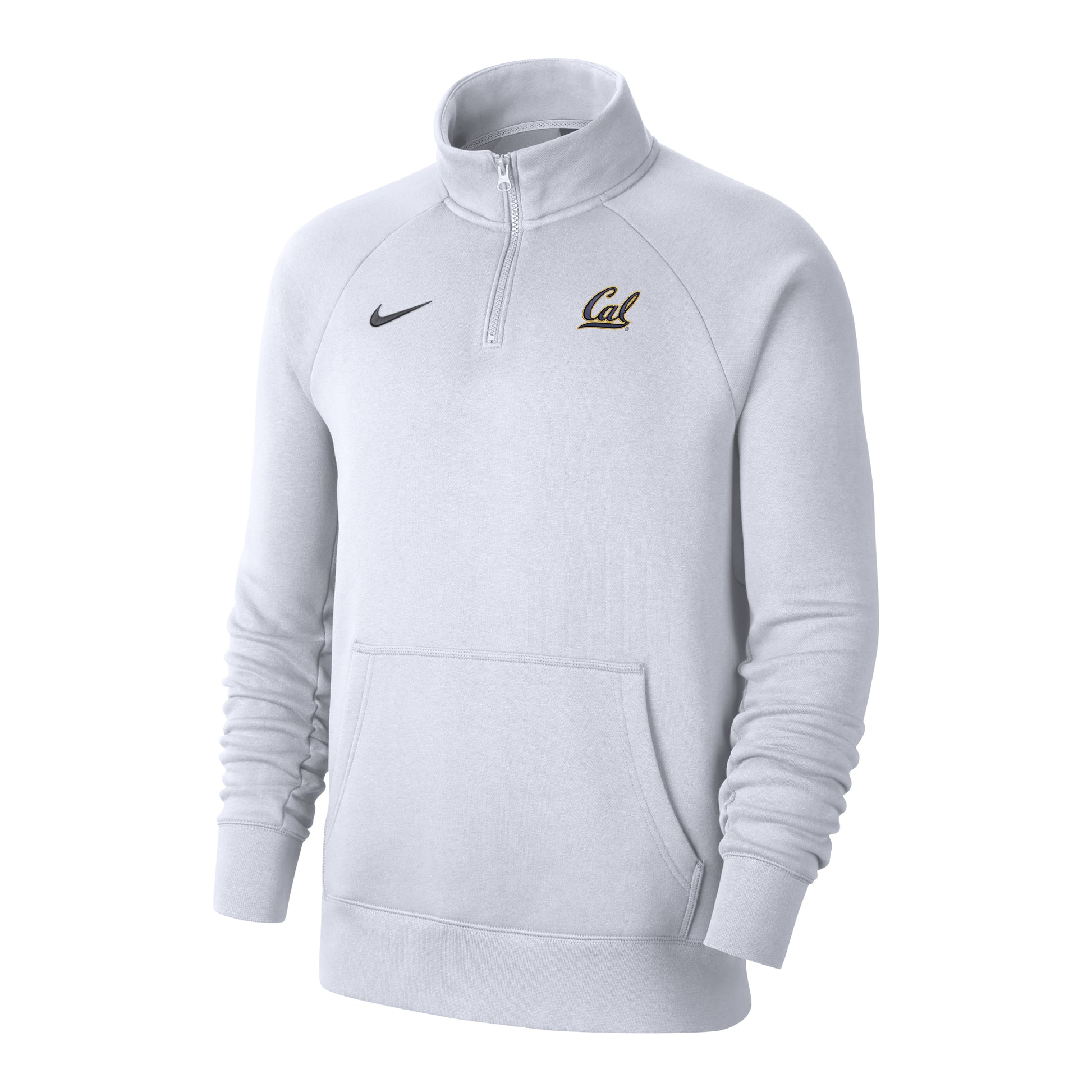 Berkeley Cal embroidered Nike club fleece quarter zip