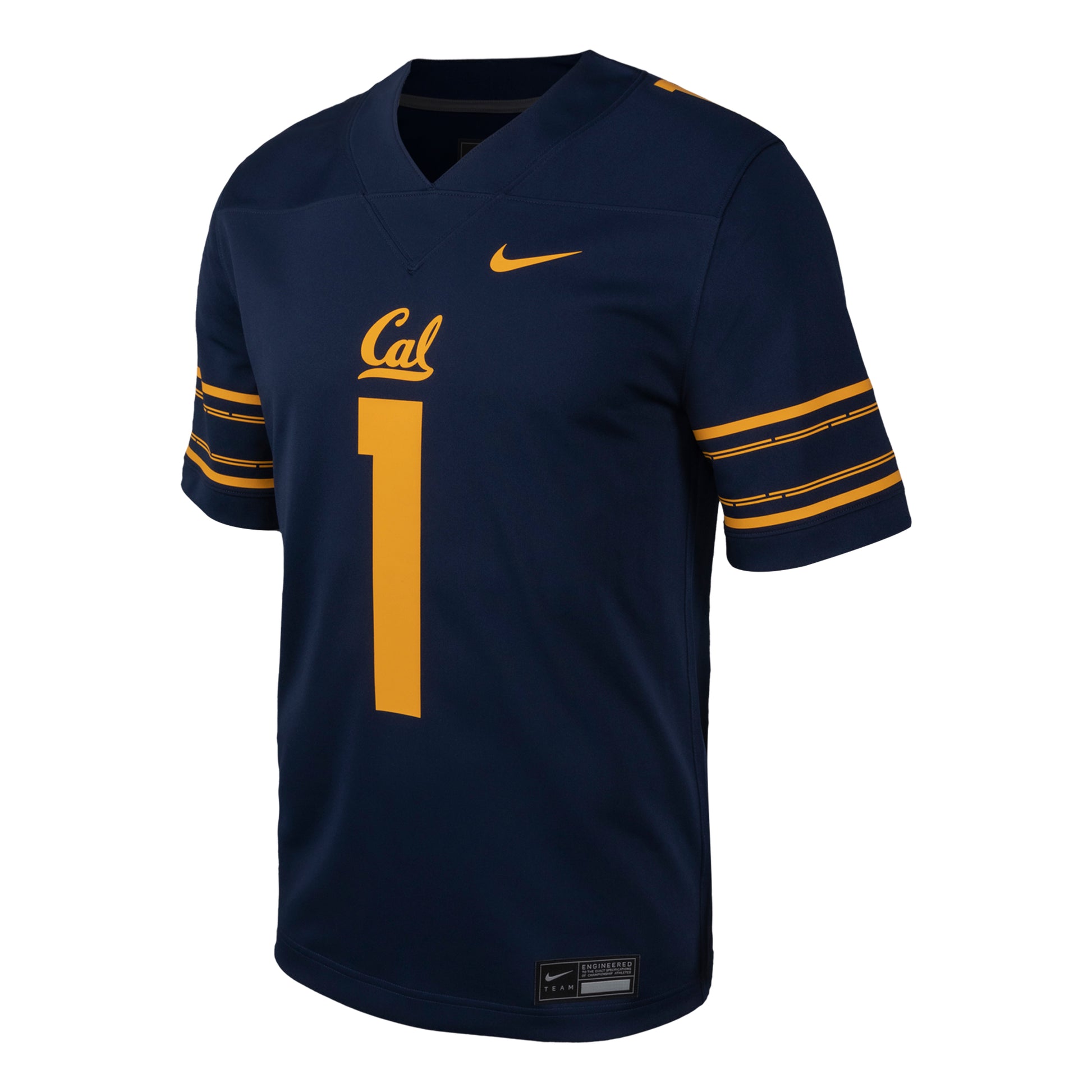 Men's Nike #1 Navy Cal Bears Untouchable Football Replica Jersey Size: Small
