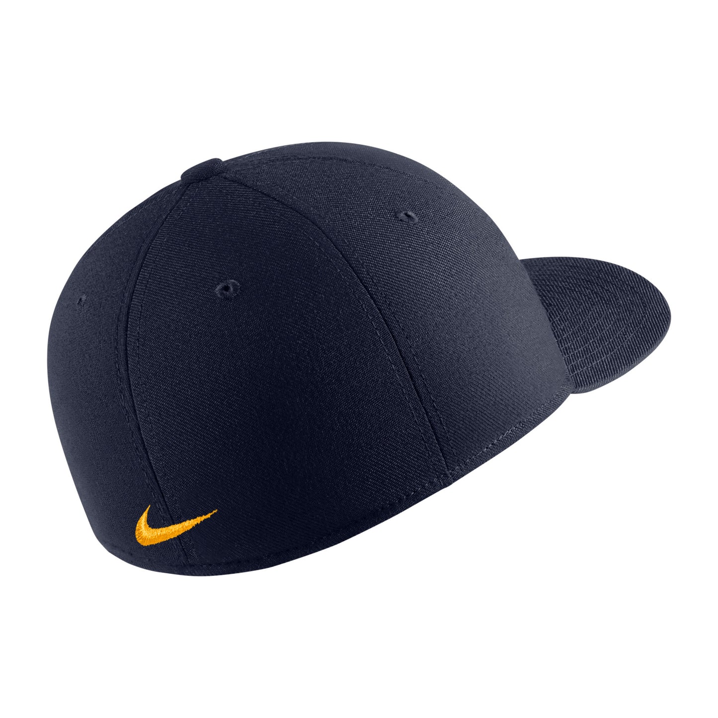 U.C. Berkeley Cal embroidered Swoosh flex hat-Navy-back side.