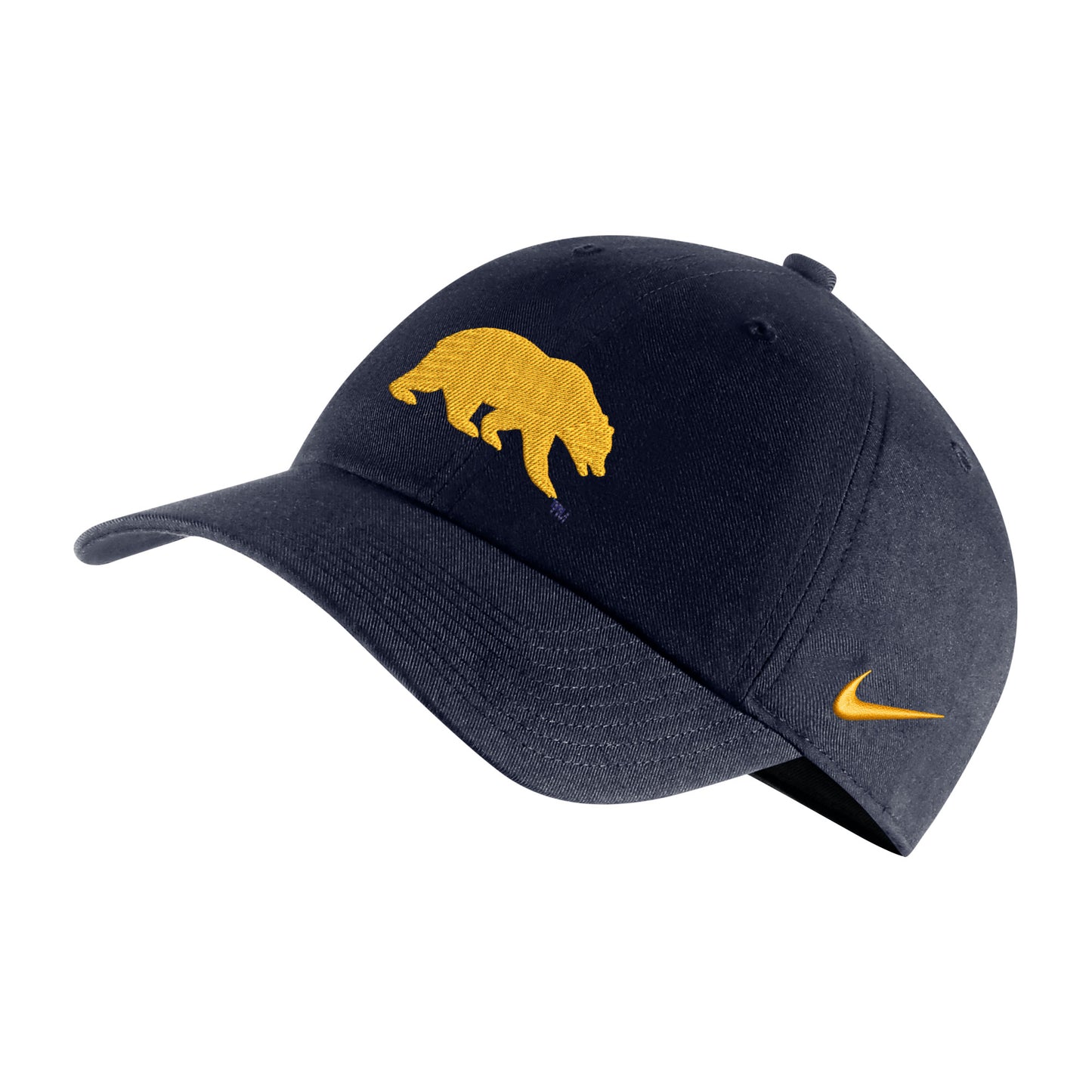 Copy of U.C. Berkeley Cal Berkeley arch & Nike swoosh campus hat-Navy-Shop College Wear