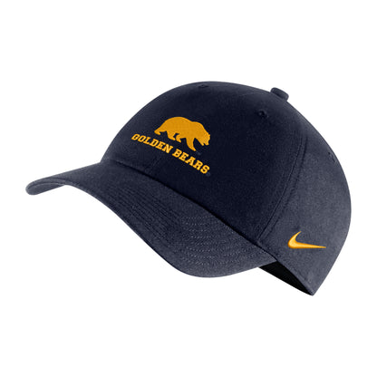 U.C. Berkeley Cal Berkeley & Nike swoosh campus hat-Navy-Shop College Wear