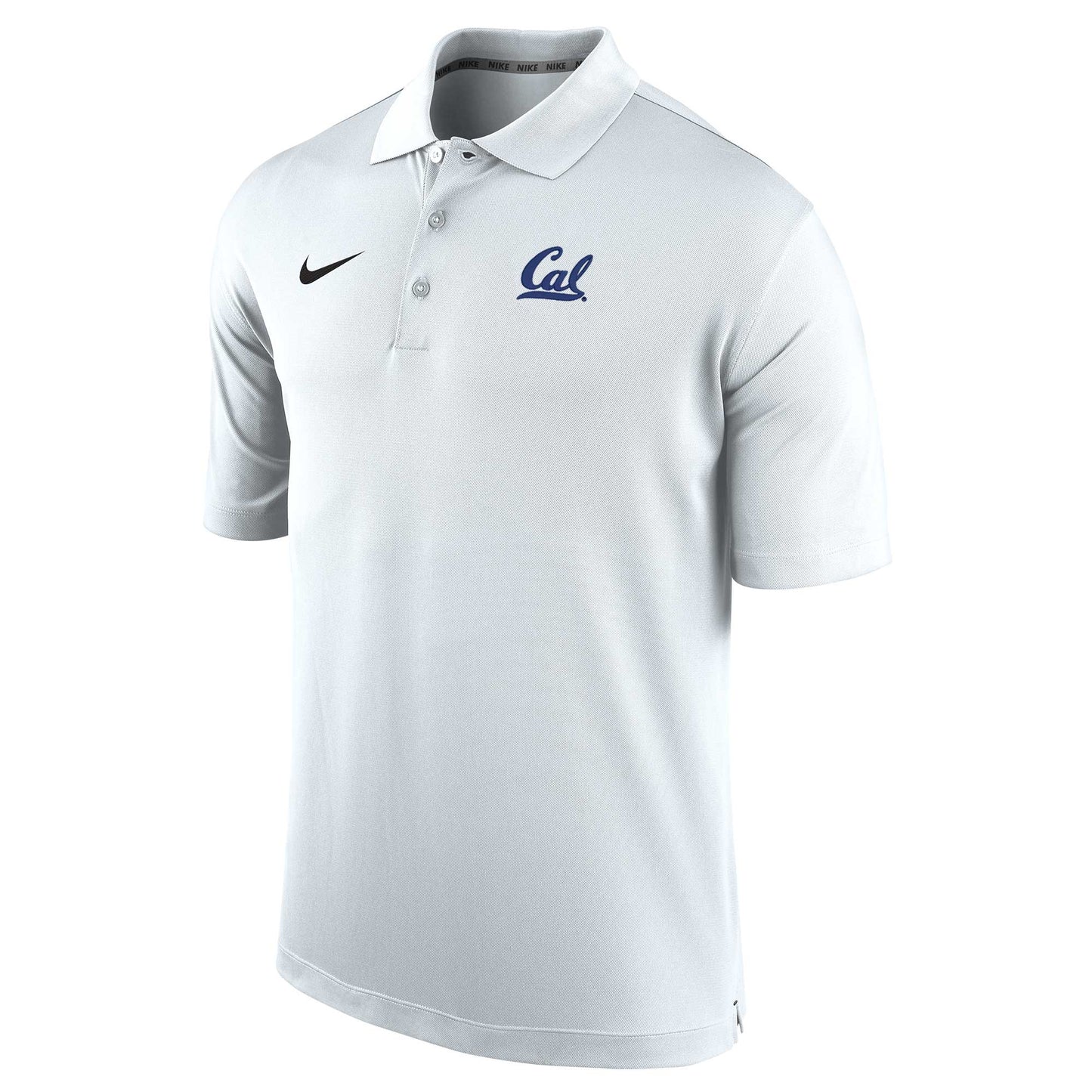 U.C. Berkeley Cal embroidered Nike varsity polo-White-Shop College Wear