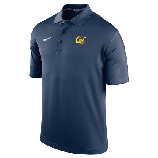 U.C. Berkeley Cal embroidered Nike varsity polo-Navy-Shop College Wear