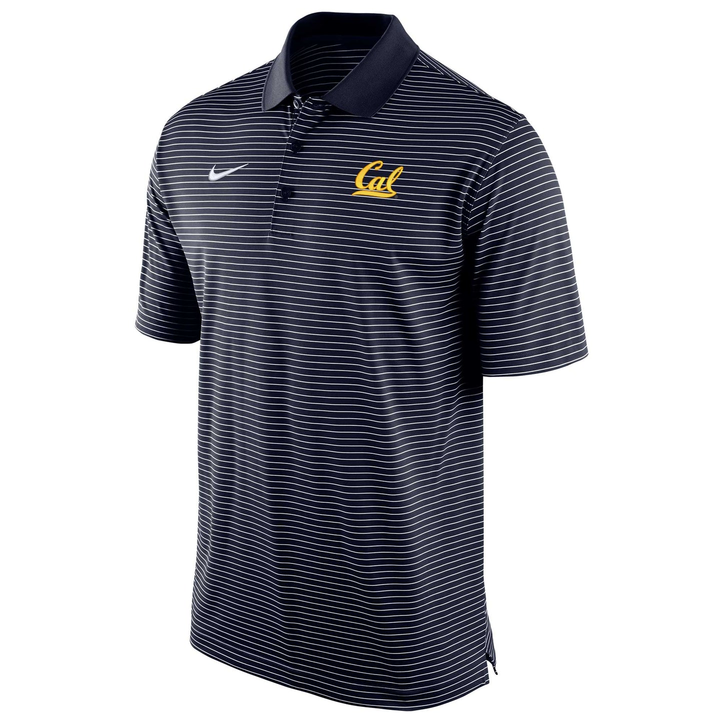 U.C. Berkeley Cal embroidered Nike Stadium Stripe polo-Navy-Shop College Wear