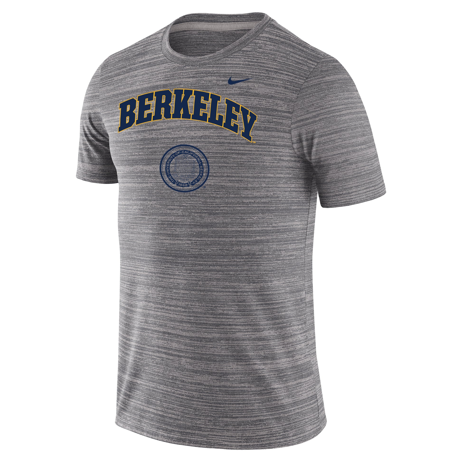 University of California Berkeley arch and seal Legend DryFit Nike T-Shirt-Dark Gray-Shop College Wear
