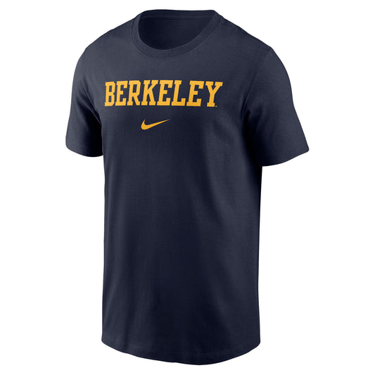 U.C. Berkeley Cal Berkeley wordmark Nike legend Dri-Fit T-Shirt-Navy-Shop College Wear