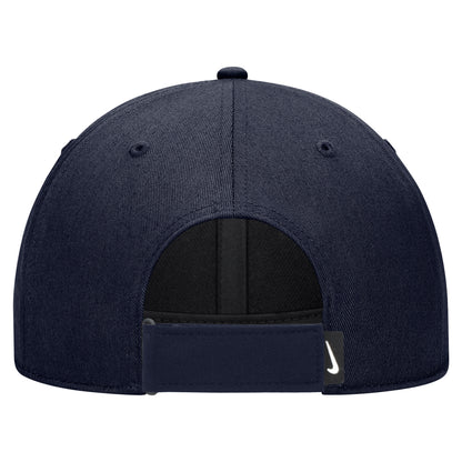 U.C. Berkeley Cal Script Embroidery Nike Club RipStop Hat with Velcro DriFit-Navy-Shop College Wear