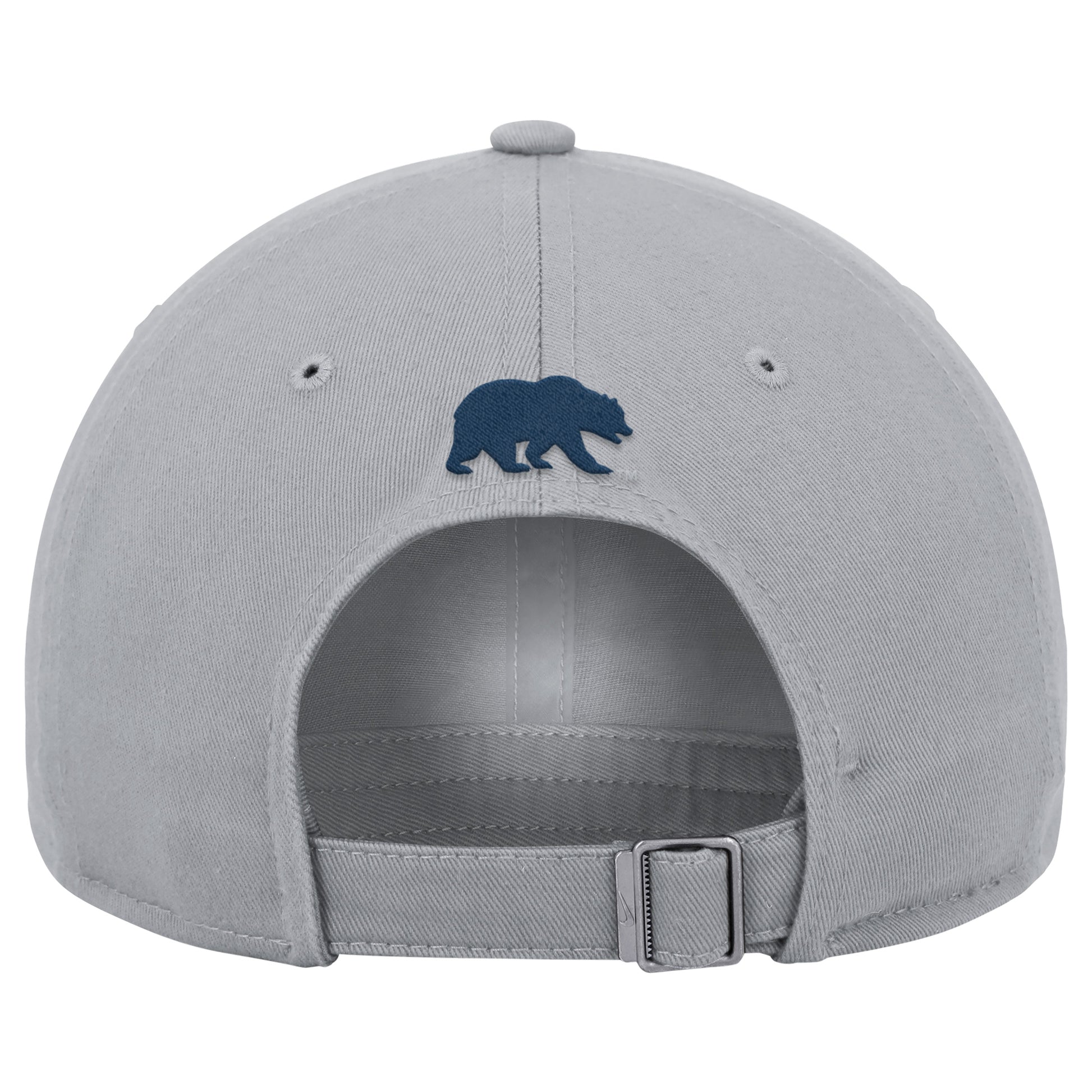 U.C. Berkeley Cal embroidered Nike Club Unstructured Cap adjustable Hat-Gray-Shop College Wear