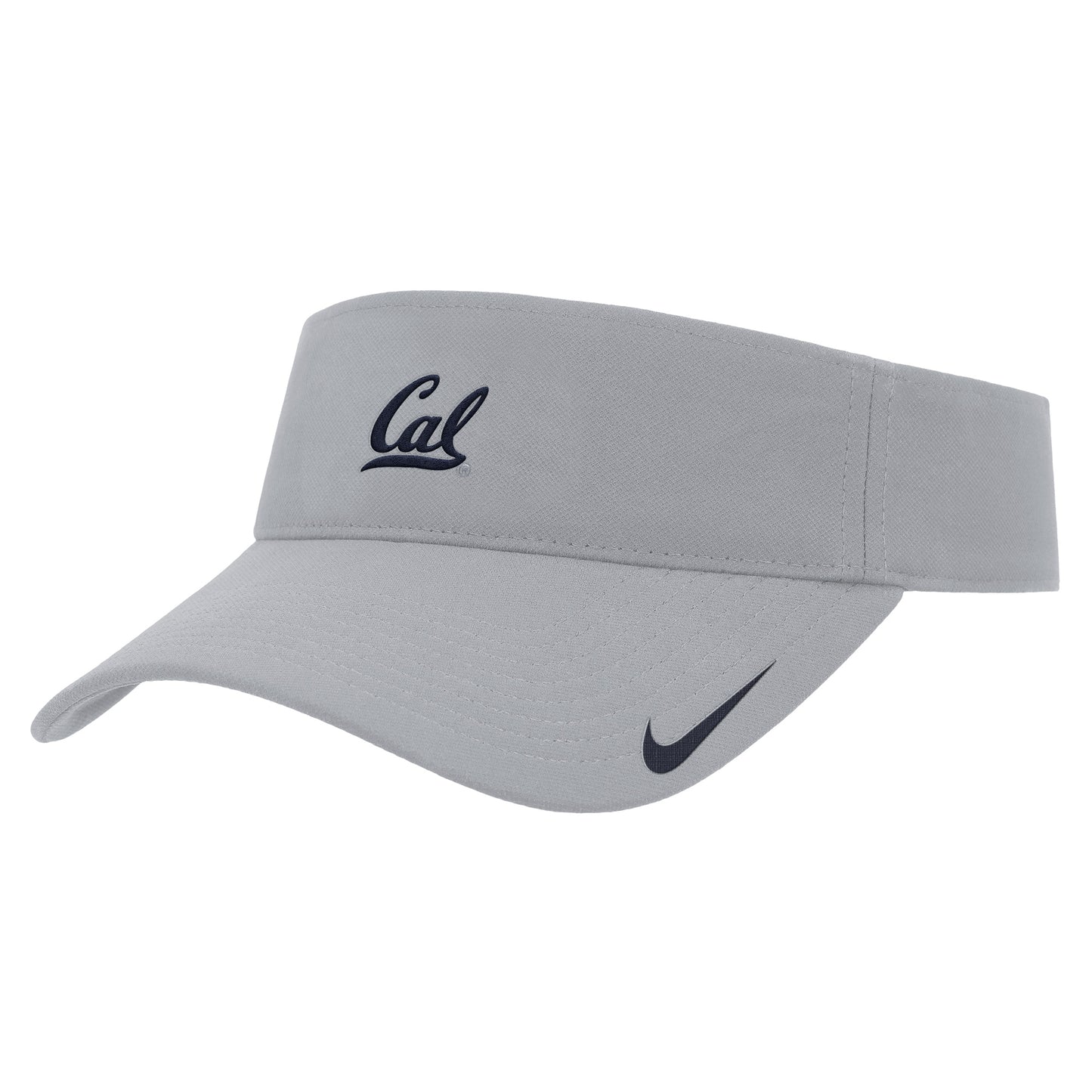 UC Berkeley CAL Embroidered Nike Visor-Grey-Shop College Wear