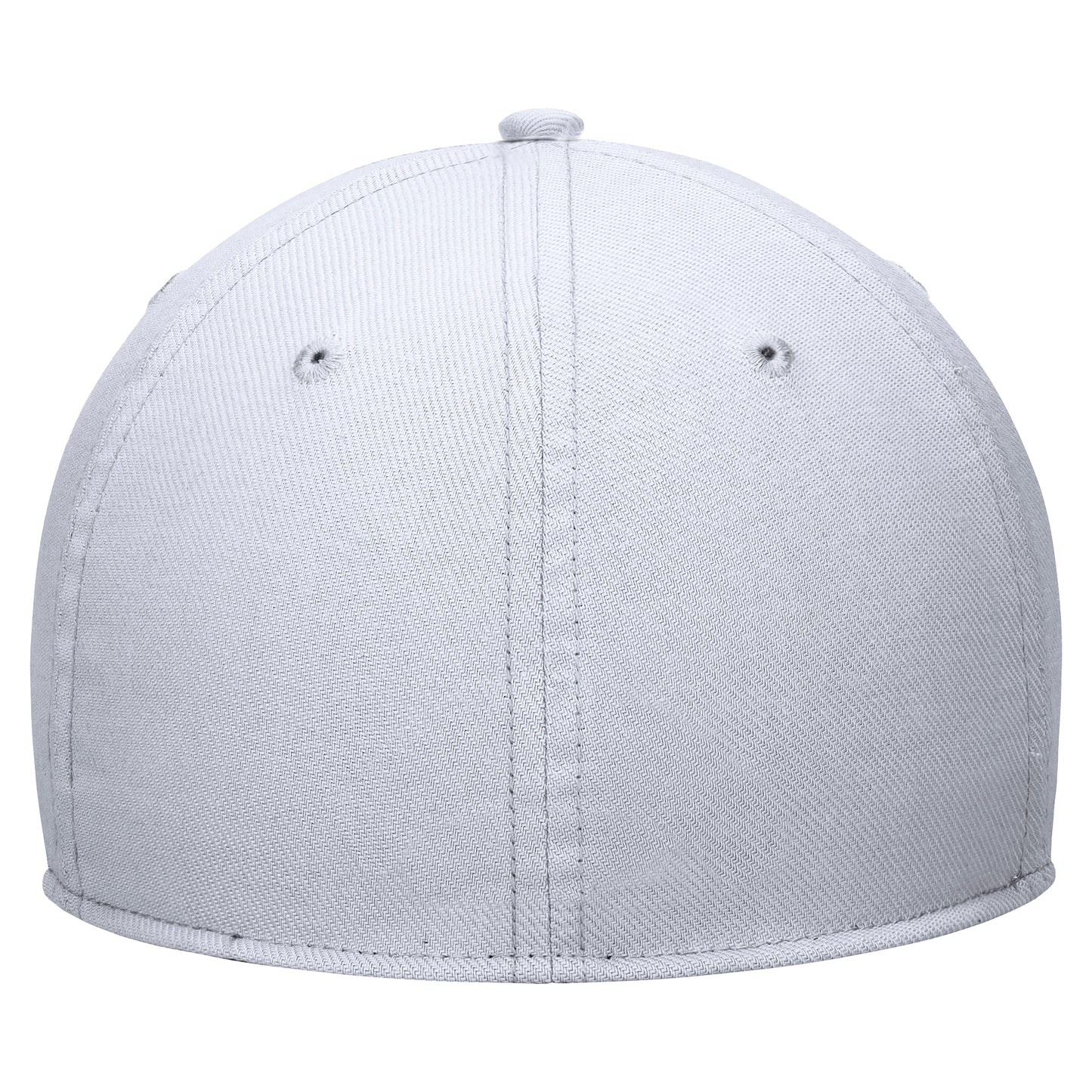 U.C. Berkeley Cal  embroidered Nike Club Unstructured Cap Hat with the C Block logo-White showing the backside stretch fit.