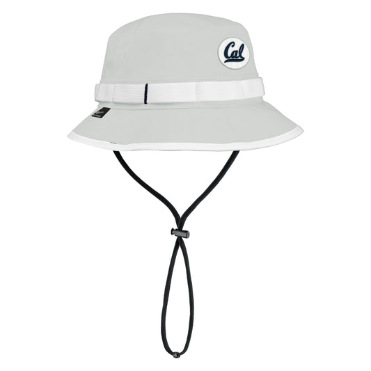 UC Berkeley Cal embroidered Nike DRI FIT Apex Boonie Bucket hat-Gray-Shop College Wear