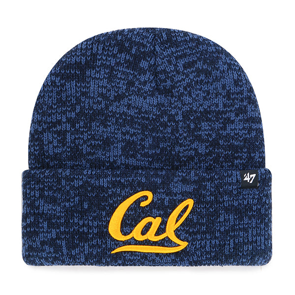 U.C. Berkeley Cal Bears embroidered cuff knit beanie hat-Gray-Shop College Wear