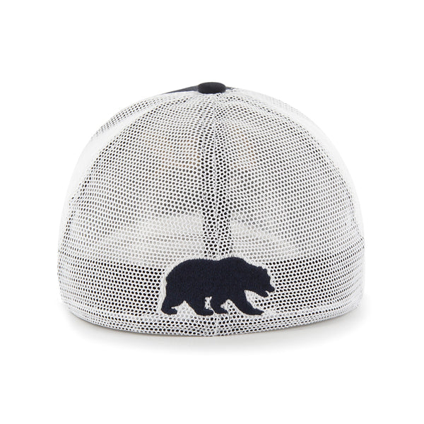 U.C. Berkeley Cal mesh combo stretch fit hat- Navy-Shop College Wear