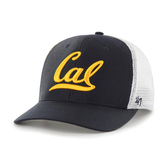 U.C. Berkeley Cal mesh combo stretch fit hat- Navy-Shop College Wear