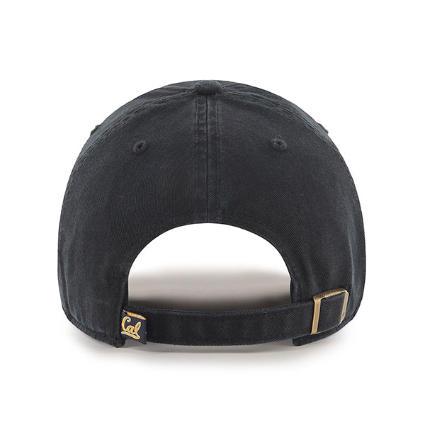 U.C. Berkeley Cal Embroidered tone on tone adjustable hat-Black-Shop College Wear