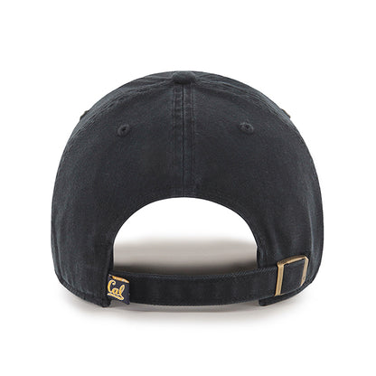 U.C. Berkeley Cal Embroidered tone on tone adjustable hat-Black-Shop College Wear