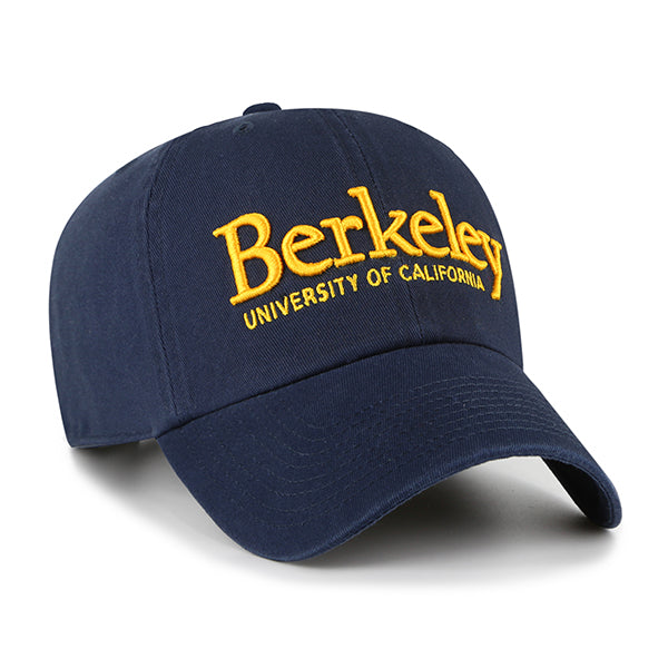 University of California Berkeley stacked embroidered 47 Brand adjustable hat-Navy-Shop College Wear