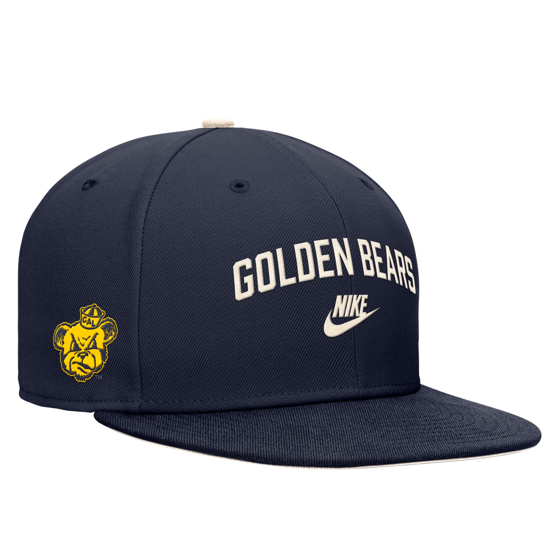 U.C. Berkeley Cal embroidered Nike Pro Flatbill snapback Hat-Navy-Shop College Wear