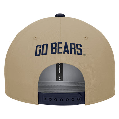U.C. Berkeley Cal Bears embroidered Nike Pro Flat Bill snapback Hat-Beige-Shop College Wear