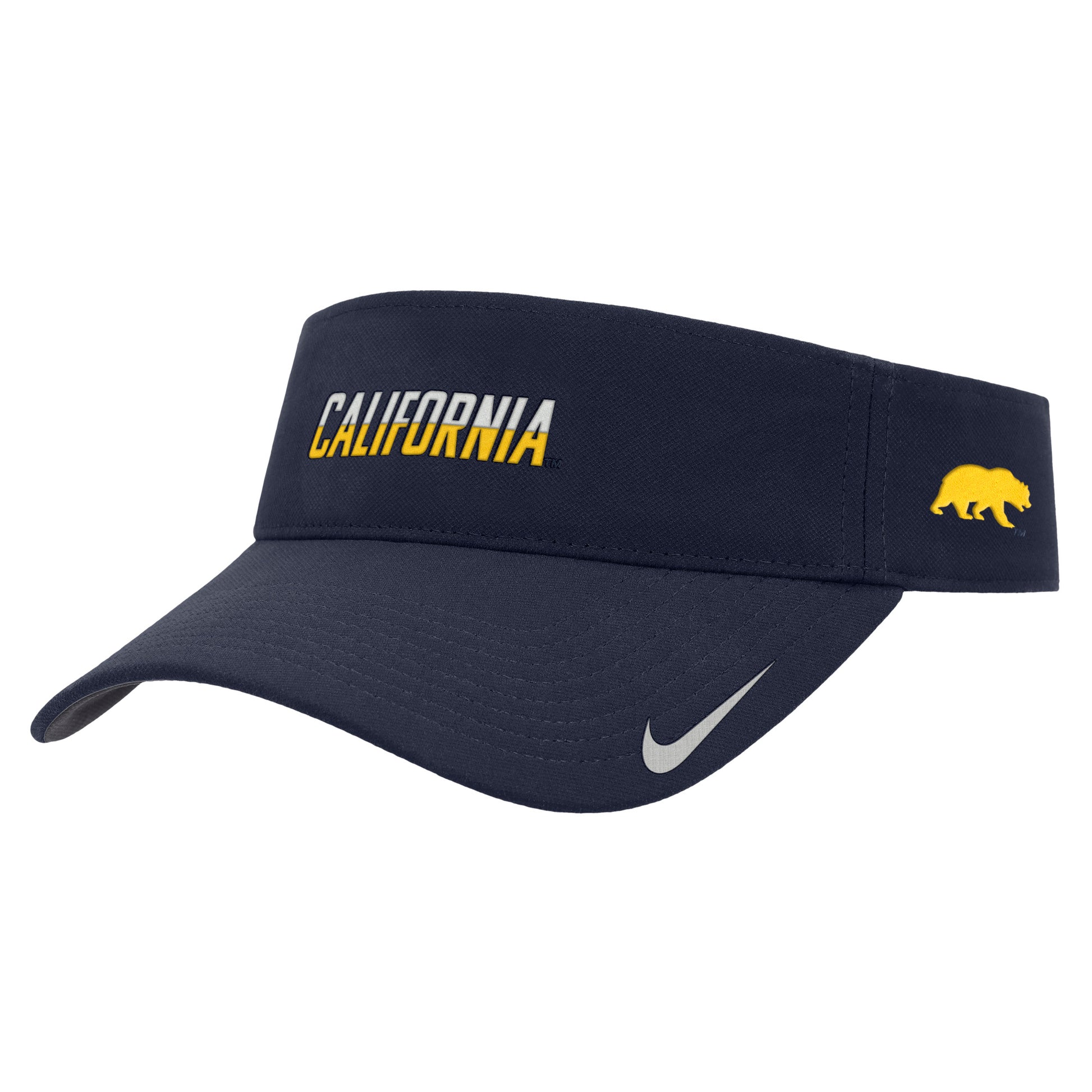 UC Berkeley Cal embroidered Nike Ace Visor-Navy-Shop College Wear