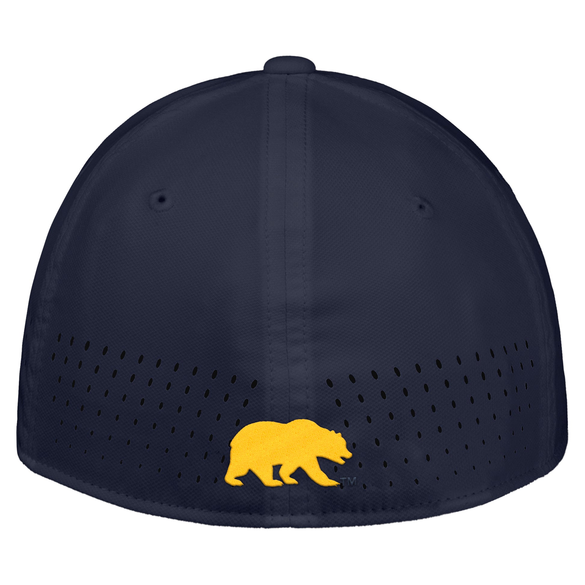 U.C. Berkeley Cal embroidered Nike Aerobill Swoosh Flex 3D Hat-nAVY-Shop College Wear