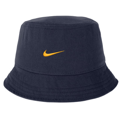 UC Berkeley Cal embroidered Nike Apex Bucket hat-navy-Shop College Wear
