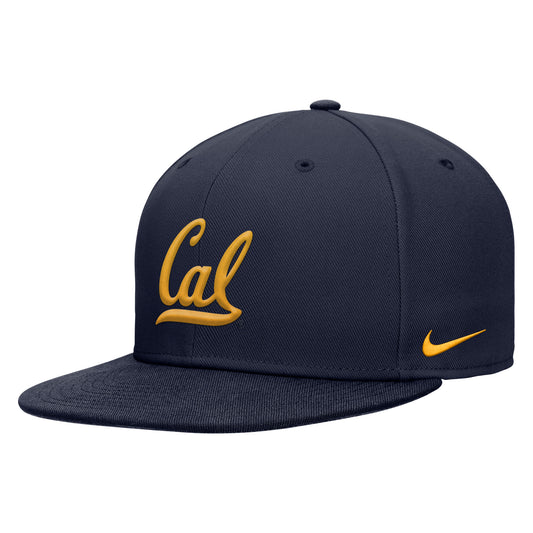 U.C. Berkeley Cal embroidered Nike Pro Flat Bill snapback Hat-Navy-Shop College Wear
