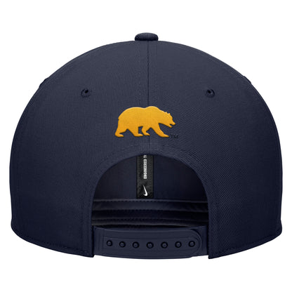 U.C. Berkeley Cal embroidered Nike Pro Flat Bill snapback Hat-Navy-Shop College Wear